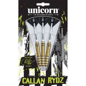 Unicorn Steel Darts Callan Rydz The Riot Brass Steeltip Dart Steeldart 22 g