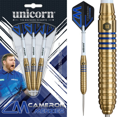 Unicorn Steel Darts Cameron Menzies Cammy Brass Steel Dart Steeldart Steeltip