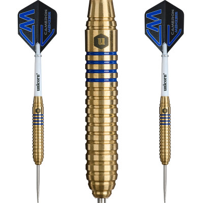 Unicorn Steel Darts Cameron Menzies Cammy Brass Steel Dart Steeldart Steeltip 21 g