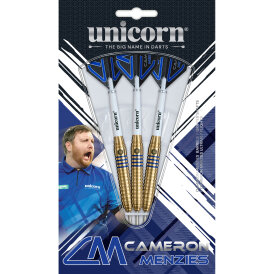 Unicorn Steel Darts Cameron Menzies Cammy Brass Steel Dart Steeldart Steeltip 23 g