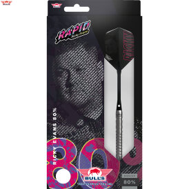 "Leicht bespielt" - BULLS NL Steel Darts Ricky Evans E2 Edition 2 80% Tungsten The Rapid Steeltip Darts Steeldart 23 g