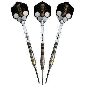 "Verpackung beschädigt" - Unicorn Steel Darts Hexium 1 90% Tungsten Steeltip Darts Steeldart 24 g