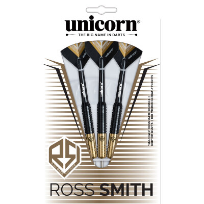 Unicorn Steel Darts Ross Smith Smudger Brass Steel Dart Steeldart Steeltip