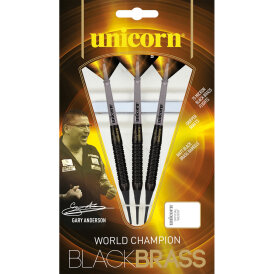 Unicorn Soft Darts Gary Anderson Black Brass P1 Softtip Darts Softdart