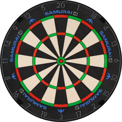 Mission Dart Samurai 4 Graphitgraue Spinne Dartscheibe Bristle Dart Board Dartboard Turnierboard / B-Ware