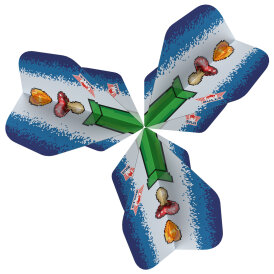 BULLS NL Darts Player 100 Flight Mario Vandenbogaerde...