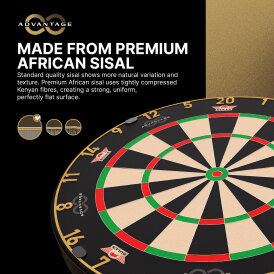 BULLS NL Advantage 8 Professional Dartboard Bristle Dart Board Dartboard Dartscheibe