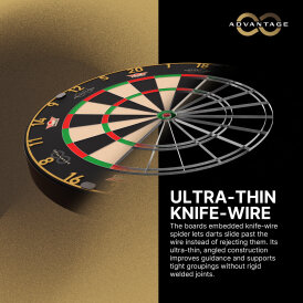 BULLS NL Advantage 8 Professional Dartboard Bristle Dart Board Dartboard Dartscheibe