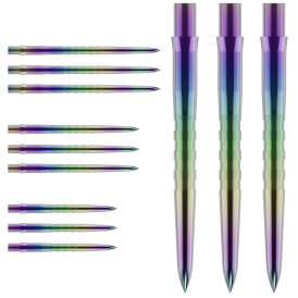 Mission Caliburn EVO Point Dart Wechsel- Spitzen Schraubspitzen GV-Logo, GV1, Mission Logo, Grooved, Ripple verschiedene Farben und Längen