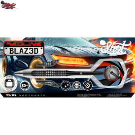 "Leicht bespielt" - Shot Steel Darts Redline Blazed 80% Tungsten Steeltip Darts Steeldart 28 g