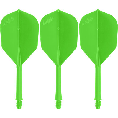 L-Style BarFlight 2BA Flight- Schaftsystem Dart Flights L3 260 Standard Neon Grün