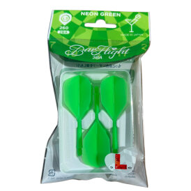 L-Style BarFlight 2BA Flight- Schaftsystem Dart Flights L3 260 Standard Neon Grün