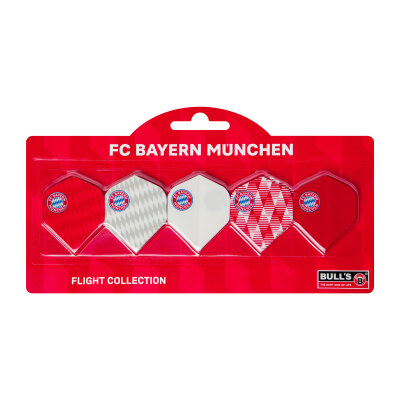 BULLS Dart FC Bayern M�nchen Dart Flight Set Dartflights verschiedene Desings 5 mal 3er Satz