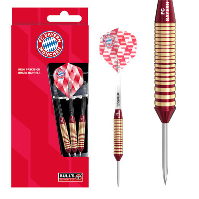 BULL�s Steel Darts FC Bayern M�nchen Brass Steeltip Darts Steeldart 21 g
