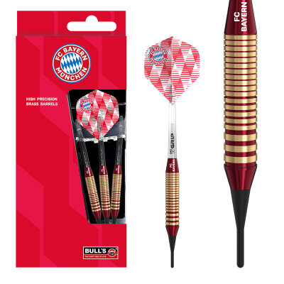 BULL�s Soft Darts FC Bayern M�nchen Brass Softtip Darts Softdart 18 g