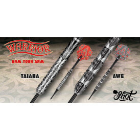 "Verpackung beschädigt" - Shot Steel Darts Warrior Taiaha 90% Tungsten Steeltip Darts Steeldart 26 g