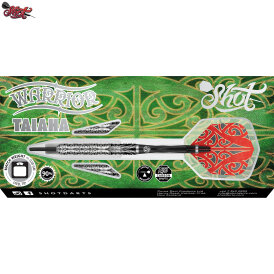 "Verpackung beschädigt" - Shot Steel Darts Warrior Taiaha 90% Tungsten Steeltip Darts Steeldart 26 g