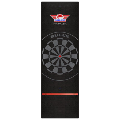 BULLS NL Dartmatte Dartteppich mit Oche Carpet Dartmat 300 x 90cm