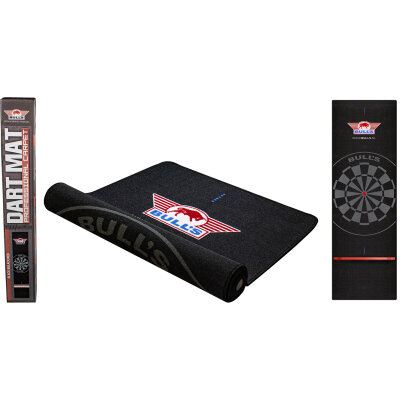 BULLS NL Dartmatte Dartteppich mit Oche Carpet Dartmat 300 x 90cm
