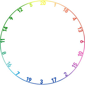 Precise180 Dart One Piece Lasercut Numern Ring Zahlenring...