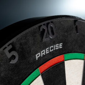 Precise180 Dart One Piece Lasercut Numern Ring Zahlenring Ersatz-Nummernring Graphit