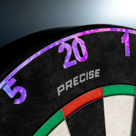 Precise180 Dart One Piece Lasercut Numern Ring Zahlenring Ersatz-Nummernring Northern Lights