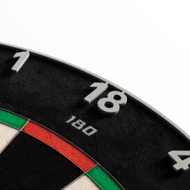 Precise180 Dart Endorphine Dartbaord Dartscheibe inkl. 4 Magnethaltern Nordic Grey