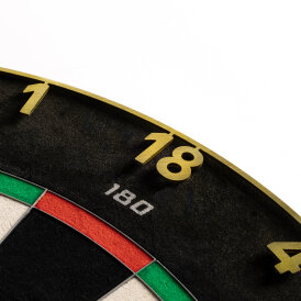 Precise180 Dart Endorphine Dartbaord Dartscheibe inkl. 4 Magnethaltern Gold