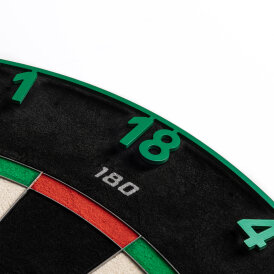 Precise180 Dart Endorphine Dartbaord Dartscheibe inkl. 4 Magnethaltern Hunting Green