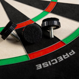 Precise180 Dart Endorphine Dartbaord Dartscheibe inkl. 4 Magnethaltern Hunting Green