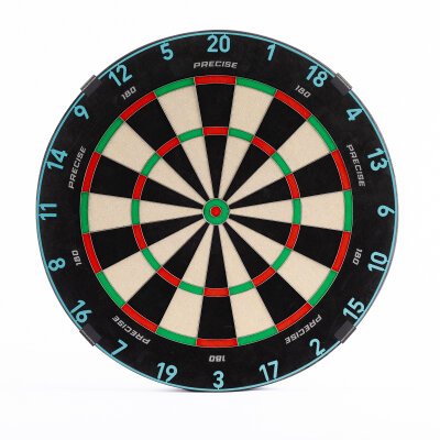 Precise180 Dart Endorphine Dartbaord Dartscheibe inkl. 4 Magnethaltern Infinity Blue