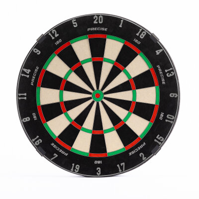 Precise180 Dart Endorphine Dartbaord Dartscheibe inkl. 4 Magnethaltern Vintage Nordic Grey