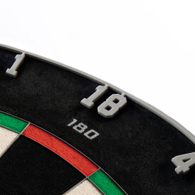 Precise180 Dart Endorphine Dartbaord Dartscheibe inkl. 4 Magnethaltern Vintage Nordic Grey