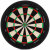 Precise180 Dart Endorphine Dartbaord Dartscheibe inkl. 4 Magnethaltern Vintage Nordic Grey
