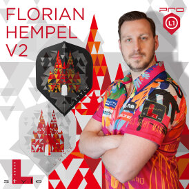 L-Style Champagne Signature Dart Flights Florian Hempel v2 - L1PRO Flight Dartflights