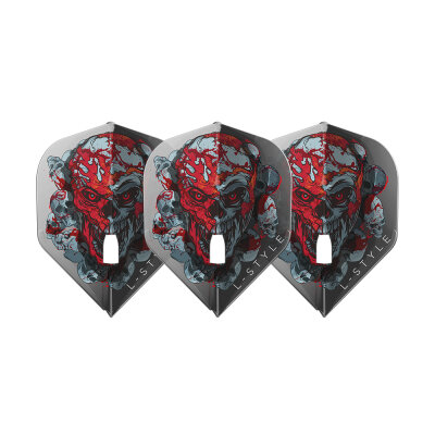 L-Style Champagne Signature Dart Flights Ryan Searle v4  - Schwarz Klar L1PRO