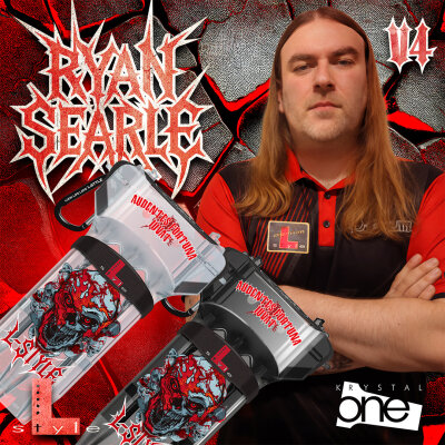 L-Style Krystal One Dart Case Ryan Searle v4 Darttasche Wallet in verschiedenen Designs