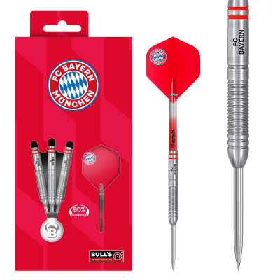 BULL´s Steel Darts FC Bayern München 90% Tungsten Steeltip Darts Steeldart 22 g