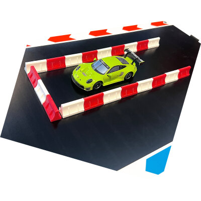 DSM - Bande Boxenmauer Begrenzung kompatibel Carrera GO!!! 1:43 , Carrera Hybrid 20 St�ck
