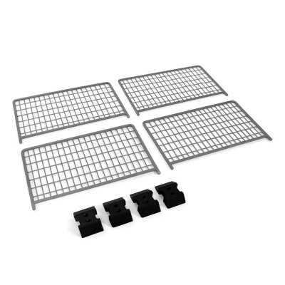DSM - RC Absperrgitter Dekoration Deko Absperrung Zaun kompatibel mit Carrera Evolution - Digital 132 / 124 Grau