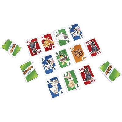 Mattel SKIP-BO Junior Kartenspiel Gesellschaftsspiel Familienspiel Kinderspiel MATTEL Games HHB37 / Verpackung besch�digt