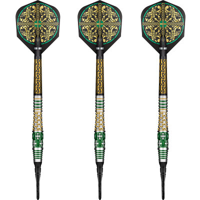 "Leicht bespielt" - Shot Soft Darts Celt Cernunnos 90% Tungsten Softtip Darts Softdart 20 g