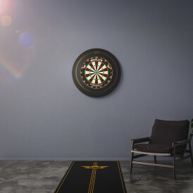 "Verpackung beschädigt" - BULLS NL Advantage Dartmatte Dartteppich Carpet Mat 300 x 85cm mit Oche