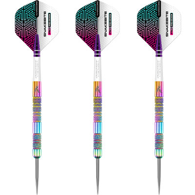"Leicht bespielt" - Red Dragon Steel Darts Peter Wright Diamond Fusion Spectron SE 90% Tungsten Steeltip Dart Steeldart 22 g