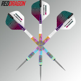 "Leicht bespielt" - Red Dragon Steel Darts Peter Wright Diamond Fusion Spectron SE 90% Tungsten Steeltip Dart Steeldart 22 g