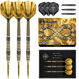 Shot Steel Darts Alchemy Auro 95% Tungsten Steeltip Darts...