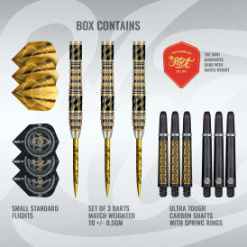 Shot Steel Darts Alchemy Auro 95% Tungsten Steeltip Darts Steeldart
