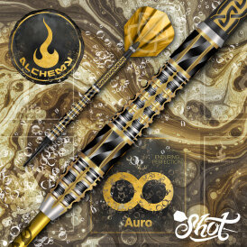 Shot Soft Darts Alchemy Auro 95% Tungsten Softtip Darts Softdart 20 g