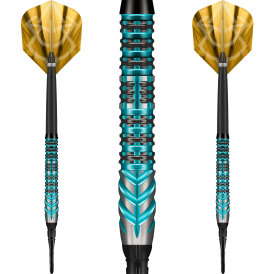 Shot Soft Darts Alchemy Volta 90% Tungsten Softtip Darts...