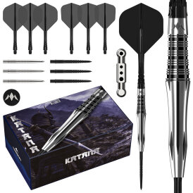 Mission Darts Steel Darts Katana 95% Tungsten mit Caliburn EVO-Spitze Steeltip Darts Steeldart 22 g